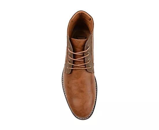VANCE Franco Men's Plain Toe Chukka Boots, Size: 8.5, Brown Product Image