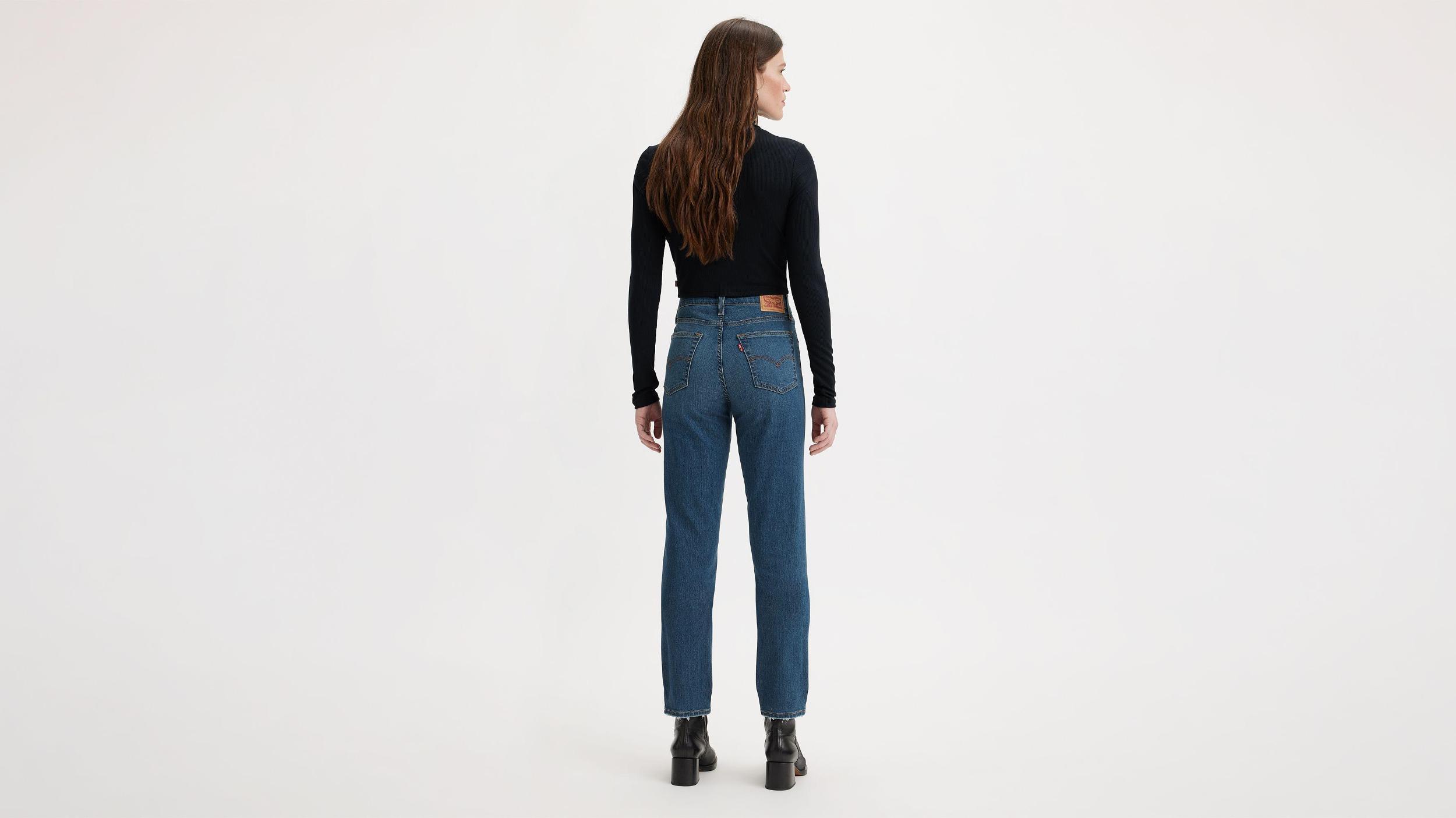 724 High Rise Slim Straight Cropped Women's Jeans Product Image
