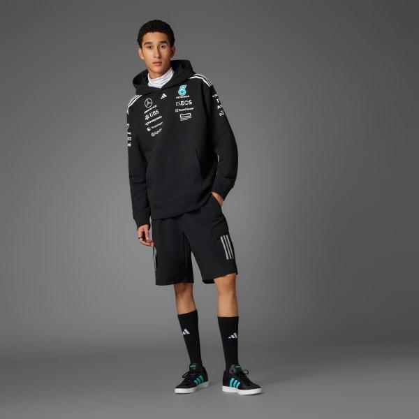 adidas MERCEDES - AMG PETRONAS FORMULA ONE TEAM HOOD Black M Mens Product Image