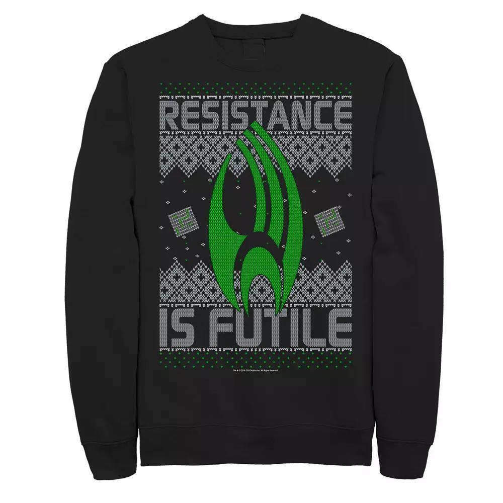 Big & Tall Star Wars The Mandalorian Varsity Child Fleece Sweatshirt, Men's, Size: Large Tall, Black Product Image
