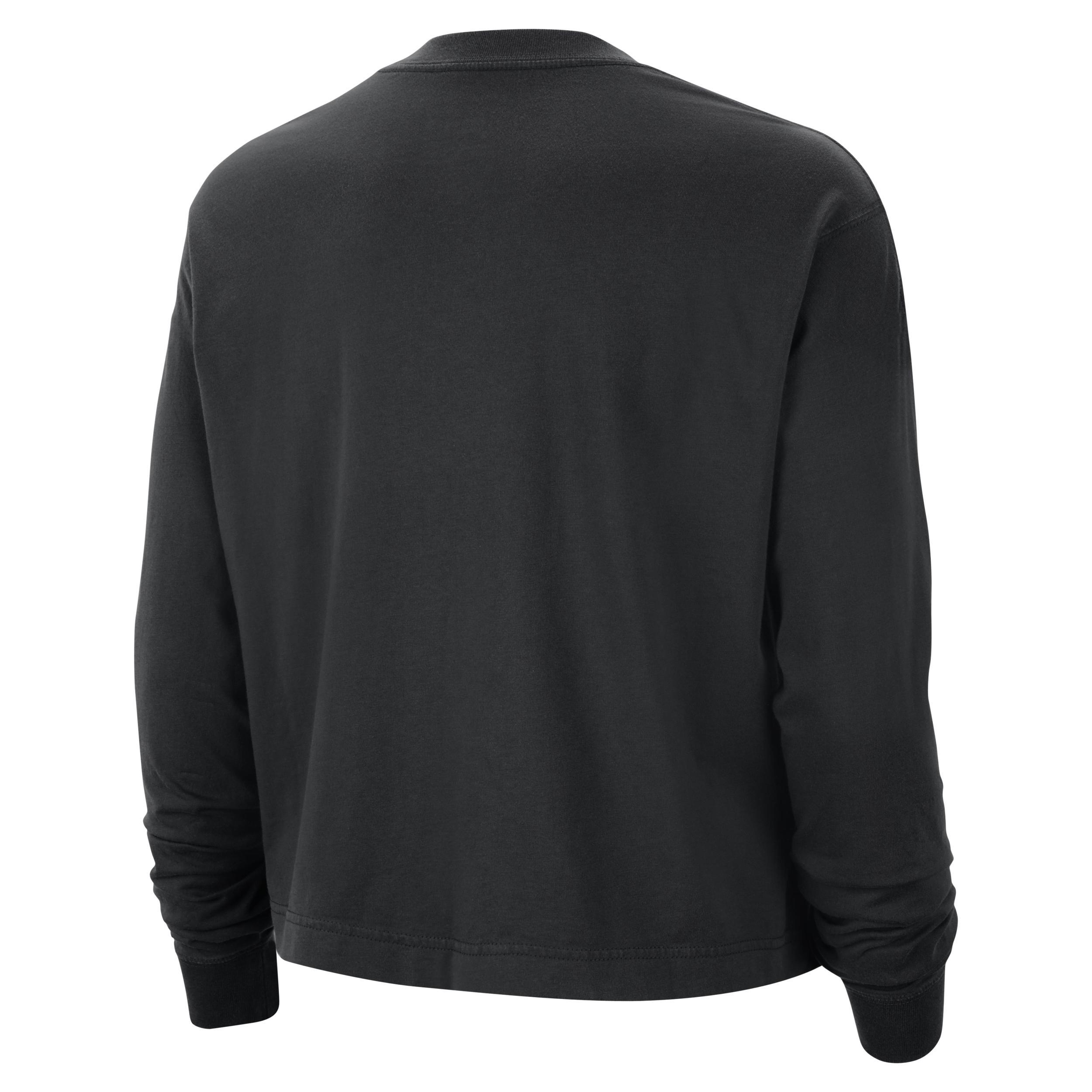Phoenix Suns Courtside Nike Women's NBA Shine Boxy Long-Sleeve T-Shirt Product Image