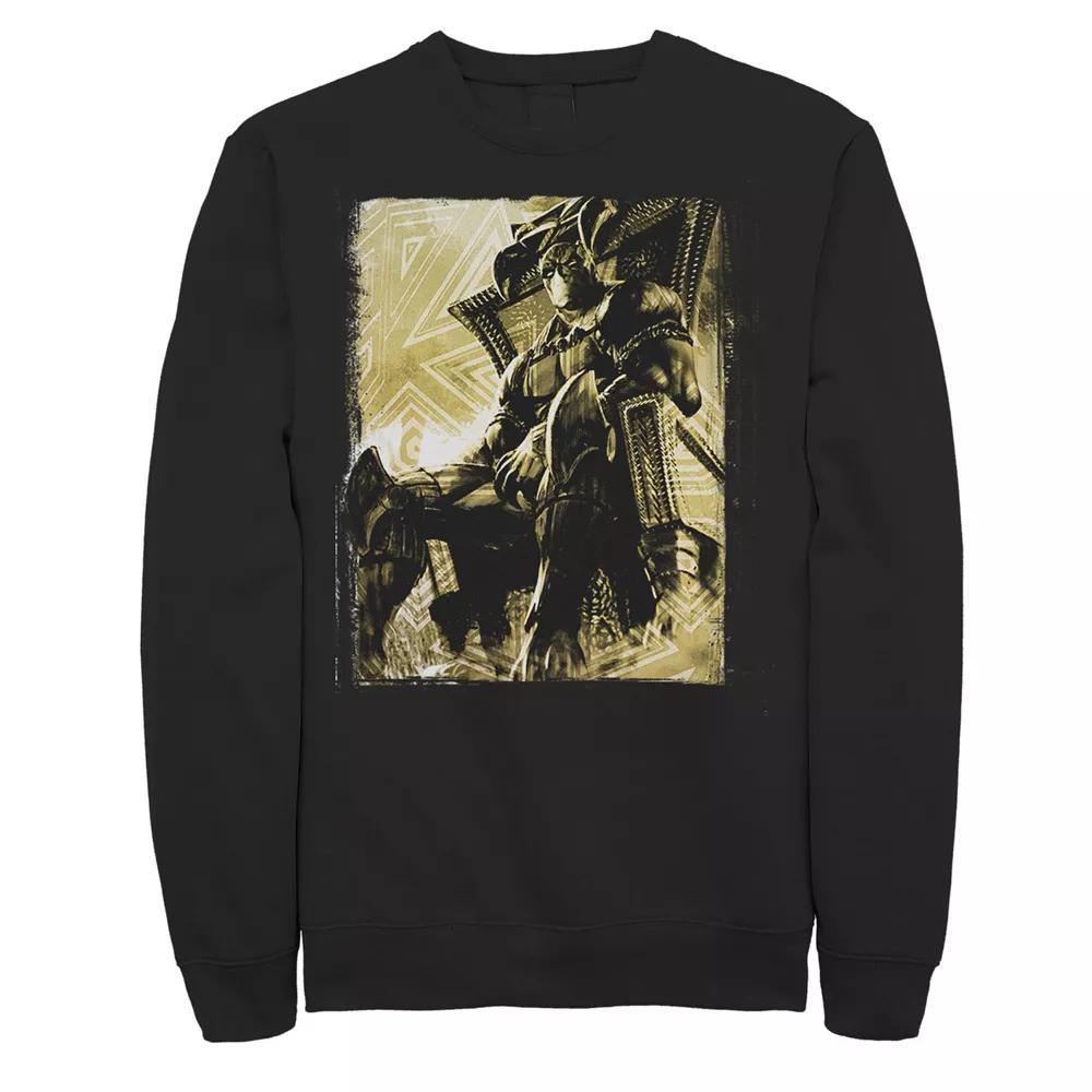 Men's Marvel Black Panther The King's Throne Sweatshirt, Size: XL Product Image