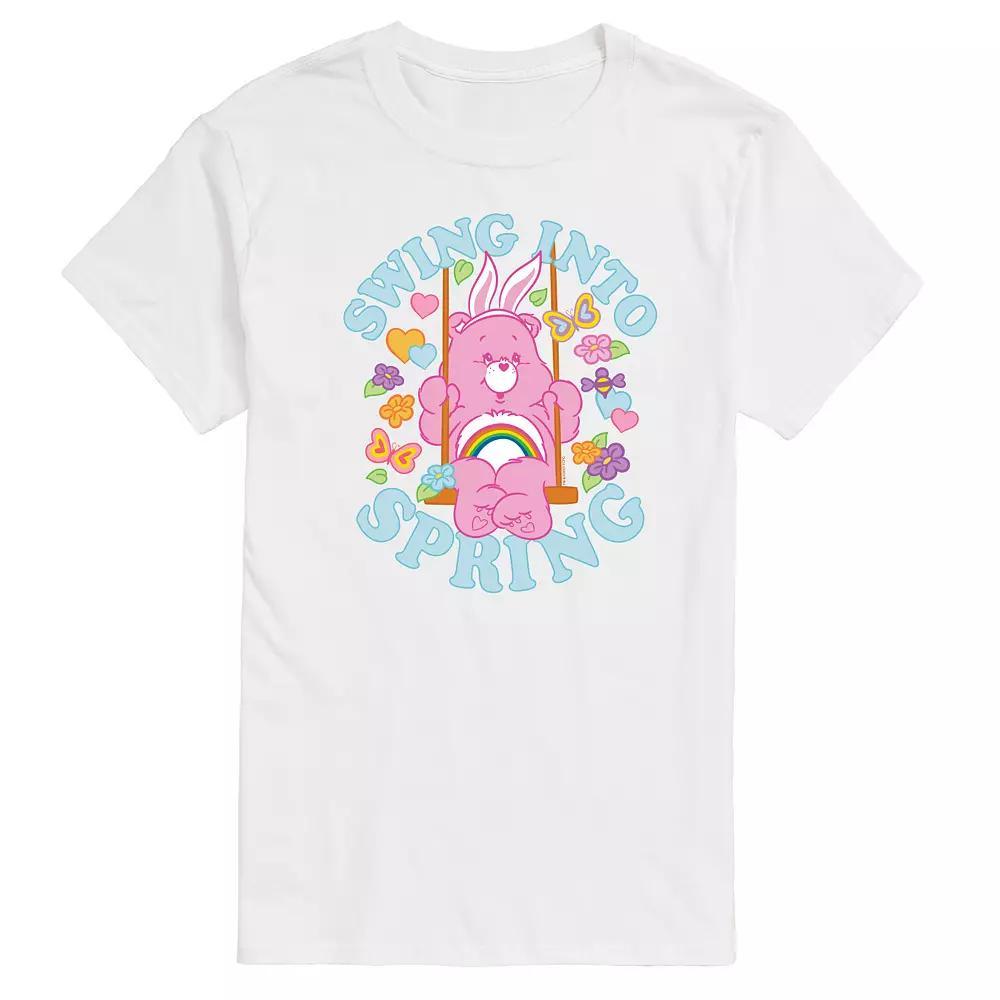 Mens Care Bears Swing Into Spring Graphic Tee Product Image