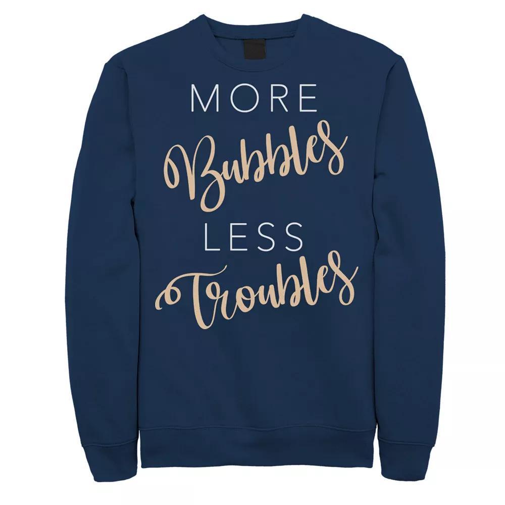 Men's Fifth Sun More Bubbles Stacked Sweatshirt, Size: Small, Blue Product Image