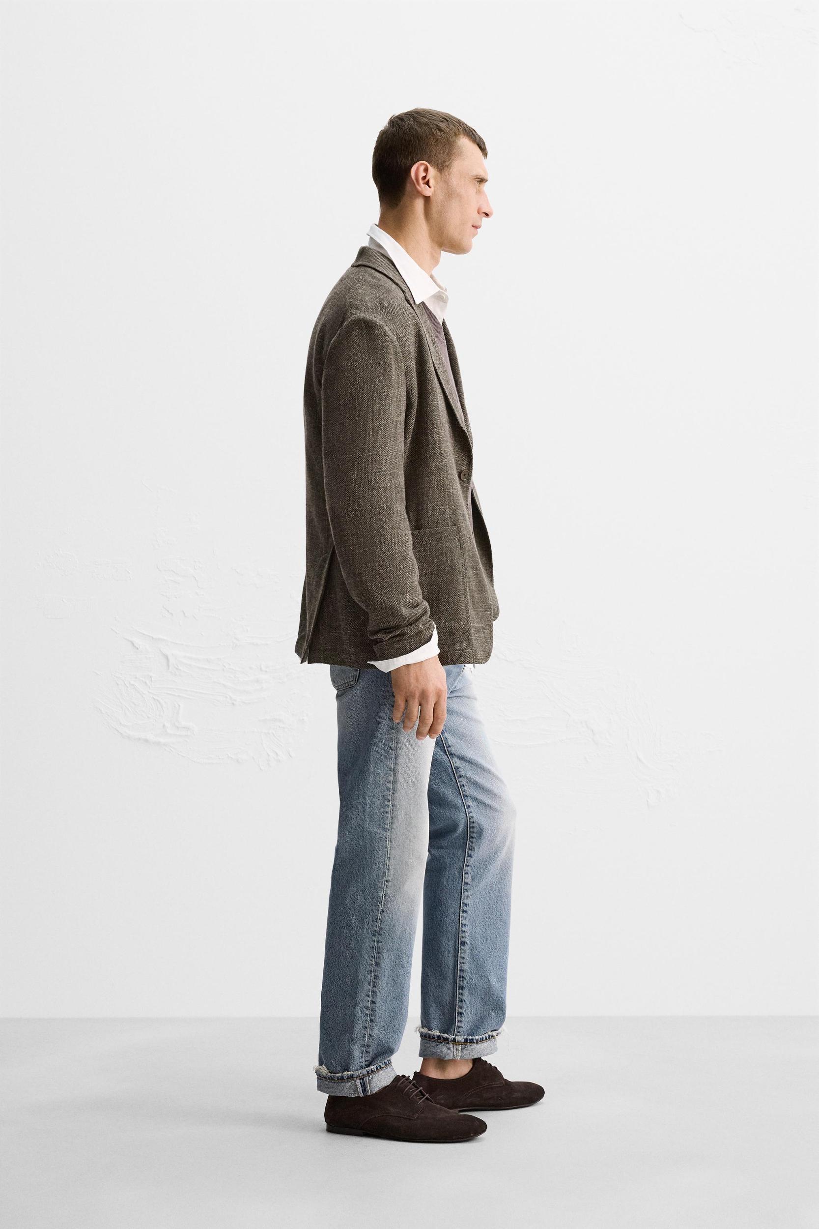RELAXED FIT VISCOSE - COTTON LIMITED EDITION BLAZER Product Image
