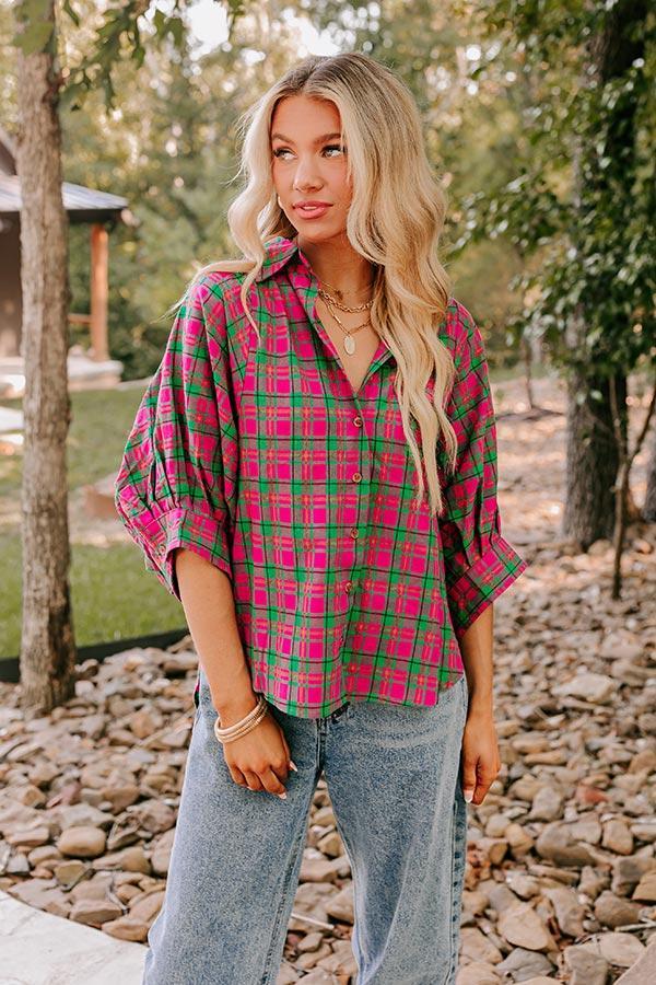 Maple Grove Plaid Button Up Product Image