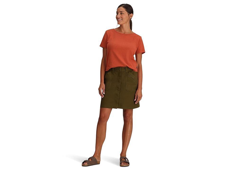 Royal Robbins Half Dome Skirt (Charcoal) Women's Skirt Product Image