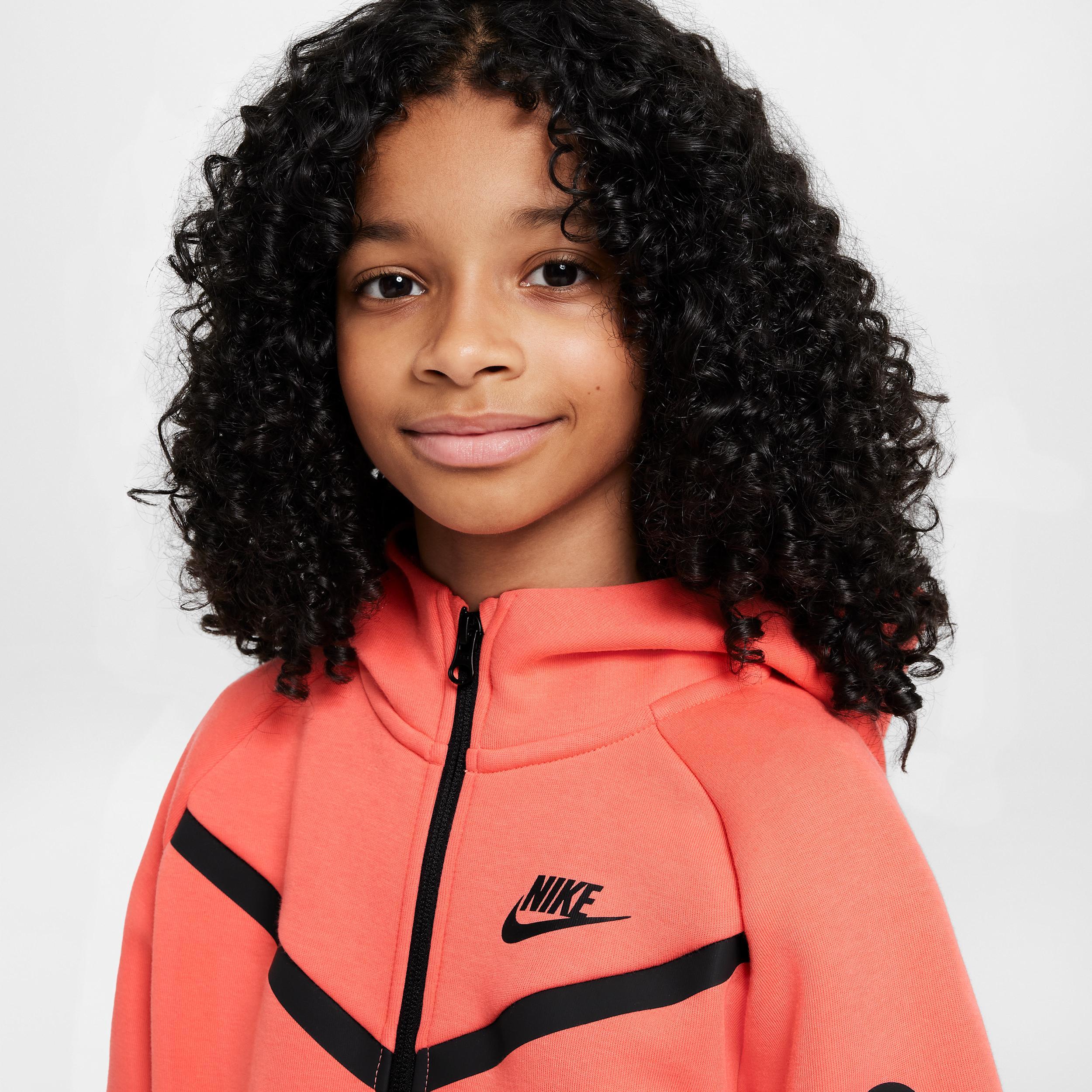 Unisex Nike Sportswear Tech Fleece Girls' Full-Zip Hoodie Product Image