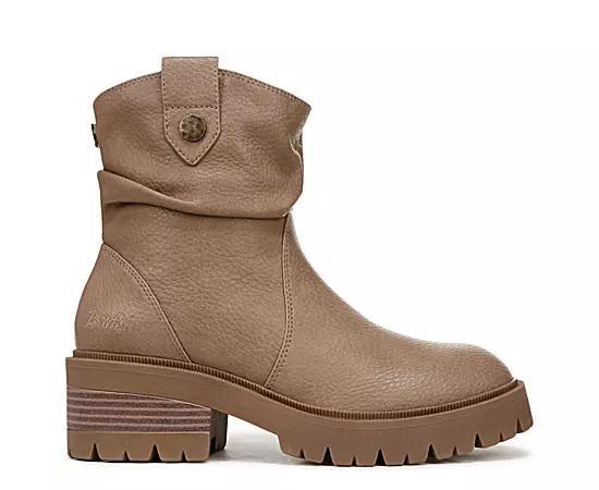 Blowfish Malibu Juniper Womens Ankle Boots Cream Brown Product Image