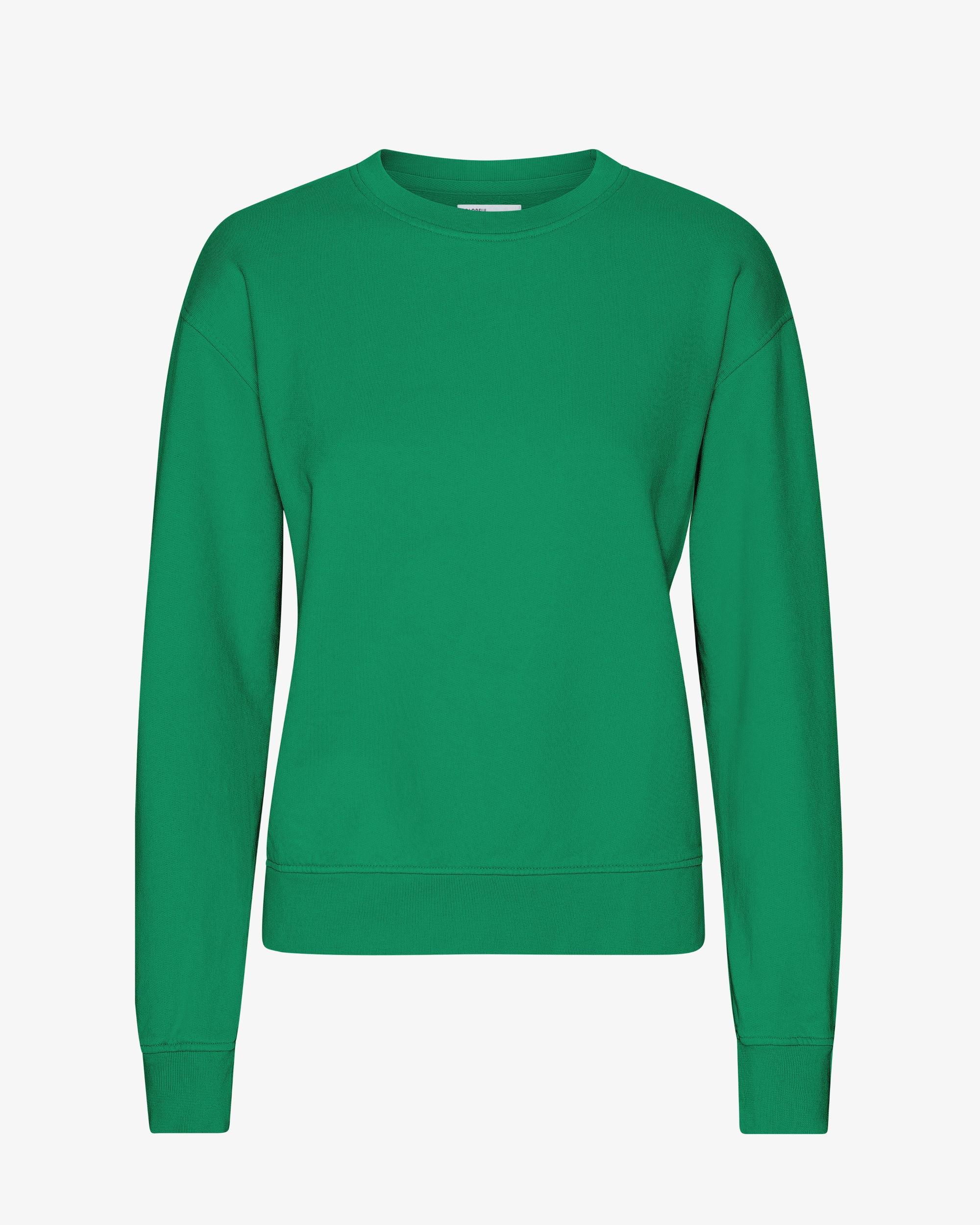 Women Classic Organic Crew - Kelly Green Product Image