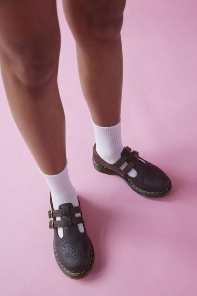 Dr. Martens Womens 8065 Mary Jane Buckle Leather Shoes Product Image