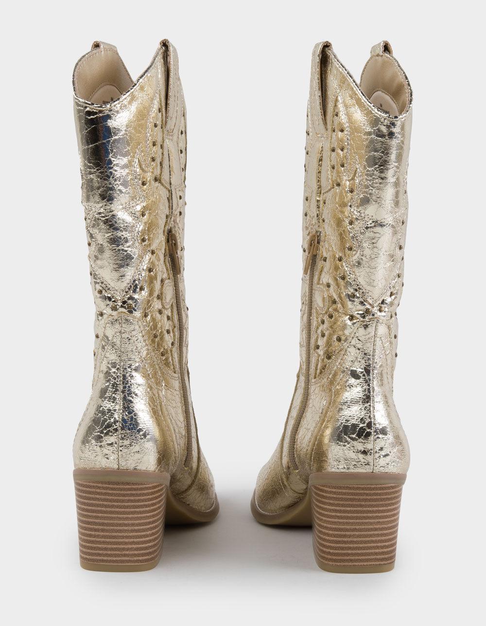 MIA Tammie Womens Western Boots - GOLD Product Image