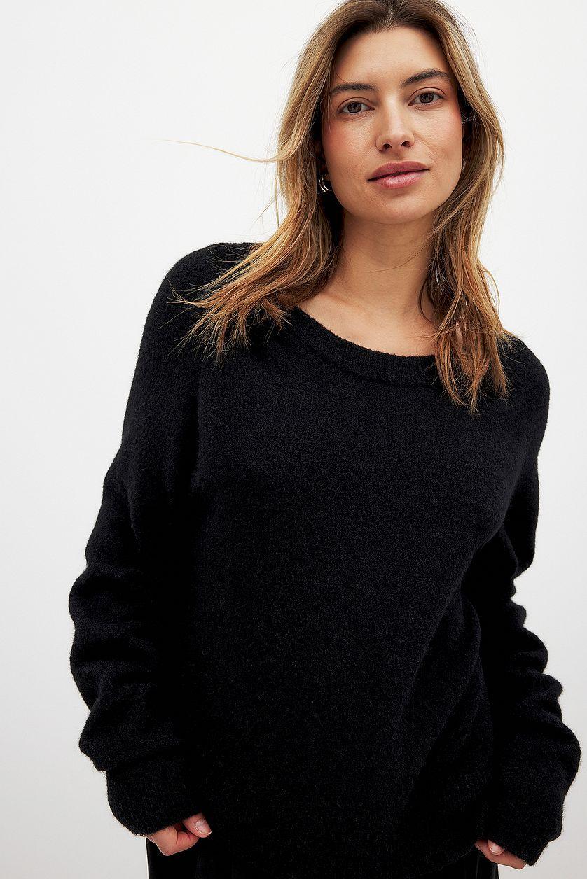 Wool Blend Twist Detail Sweater Product Image