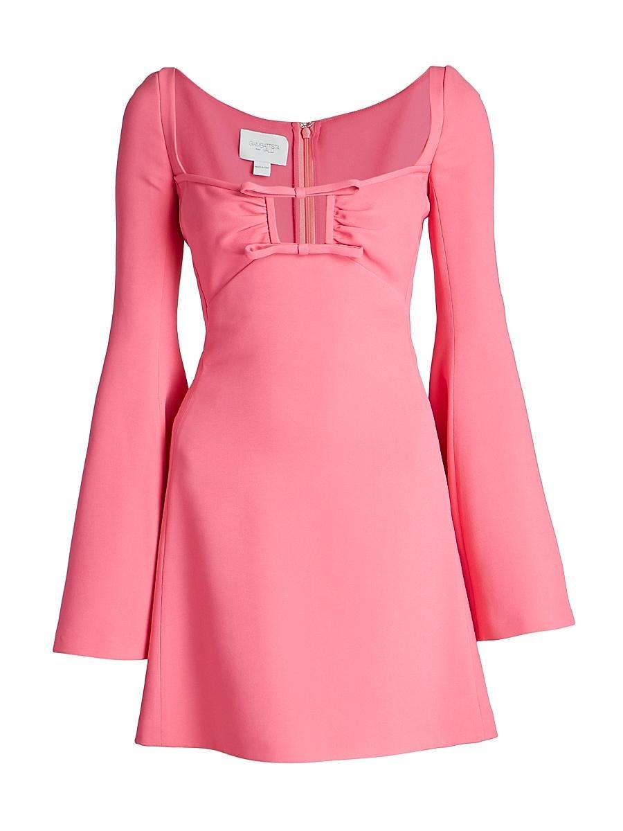 Womens Bell-Sleeve Minidress Product Image