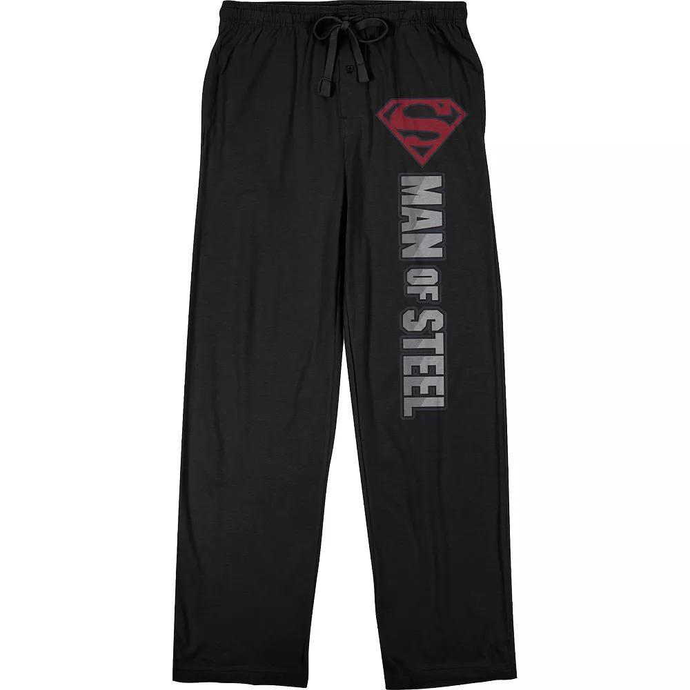 Men's Superman Man Of Steel Sleep Pants, Size: XL, Multi Product Image