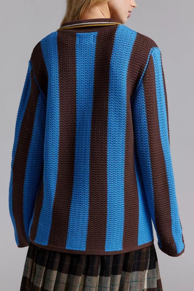 BDG Mitchelle Embroidered Crest Polo Sweater Product Image
