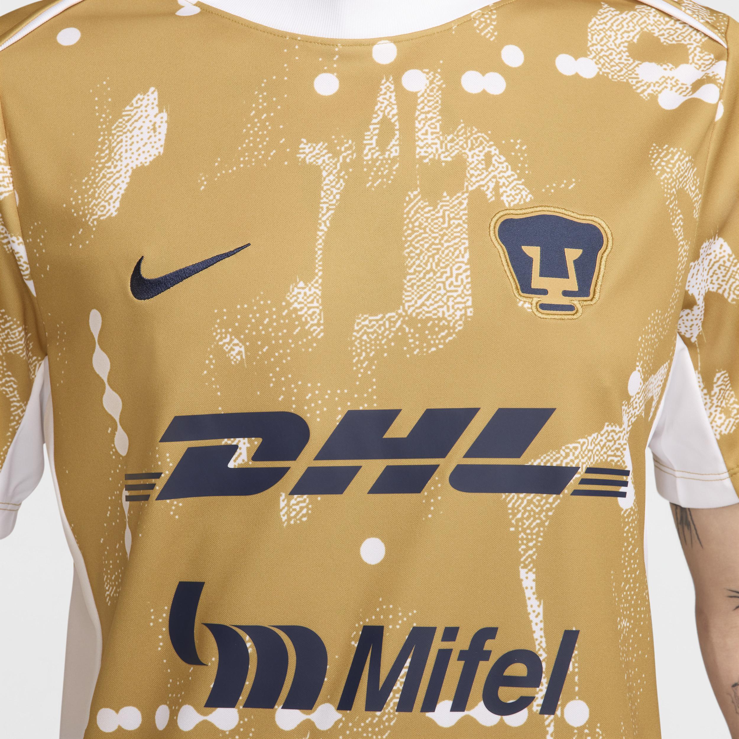Pumas UNAM Academy Pro Nike Men's Dri-FIT Soccer Short-Sleeve Pre-Match Top Product Image