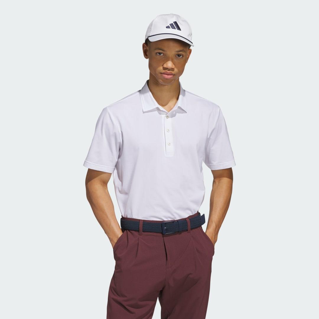 adidas Ultimate365 Twistknit Tour Polo Shirt Black 2XL Mens Product Image