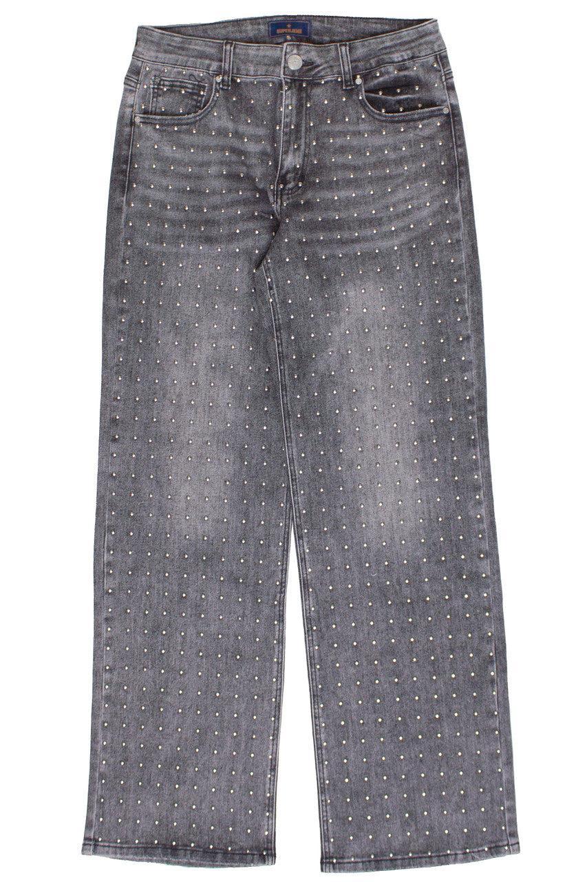 Nailhead Studded Jeans Product Image