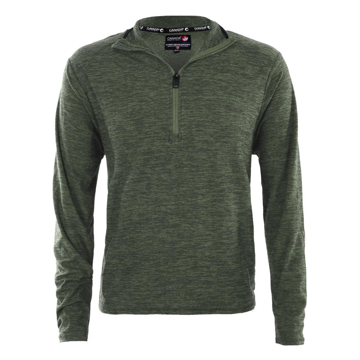Canada Weather Gear Men's Supreme Soft Space Dye 1/4 Zip Pullover Product Image