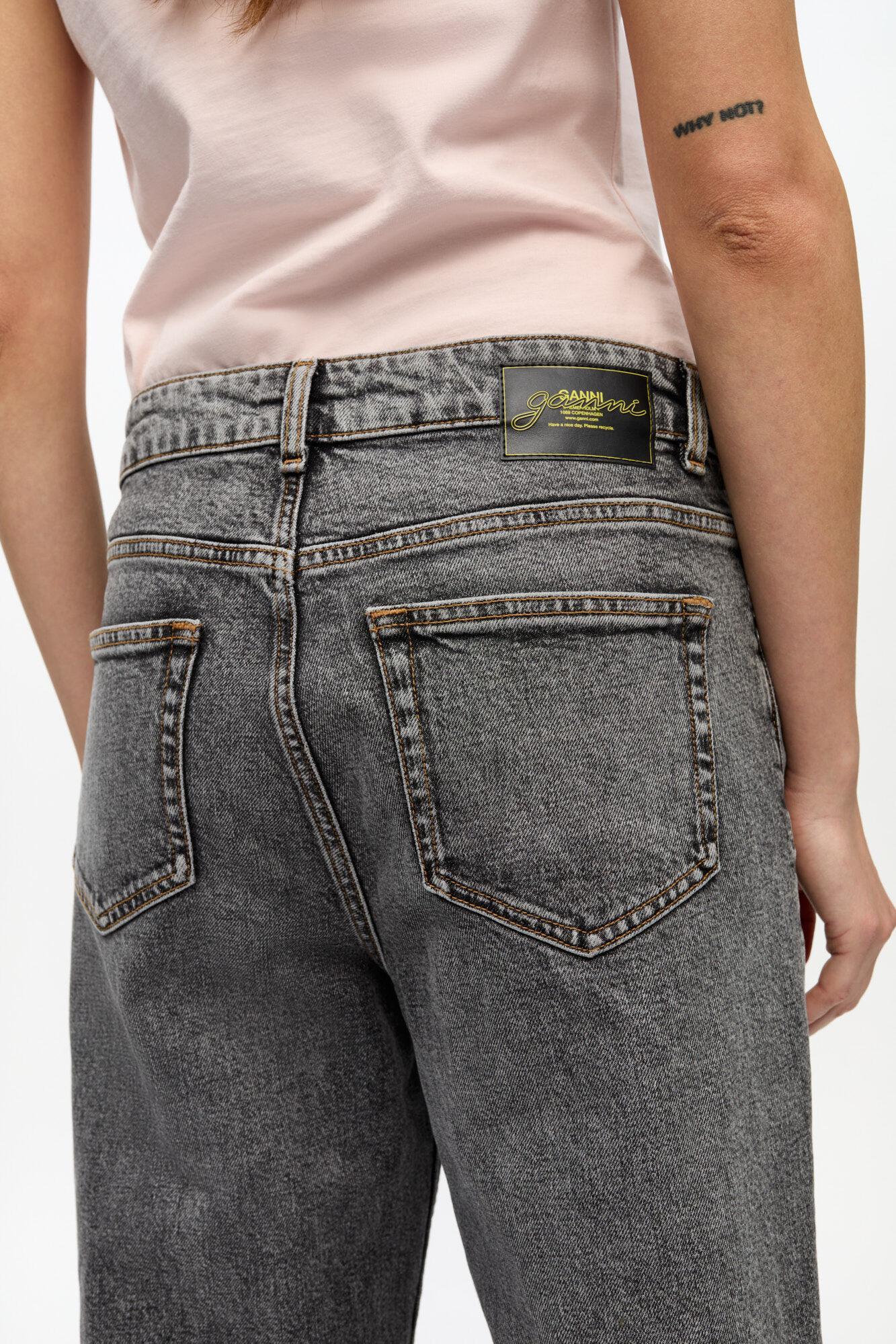Grey Washed Izey Jeans Product Image