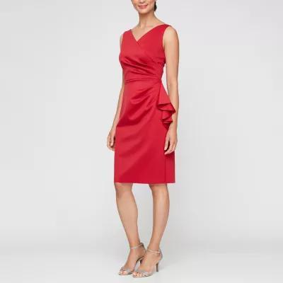 Atelier Danielle Womens Smoothing And Slimming Collection Sleeveless Sheath Dress Product Image