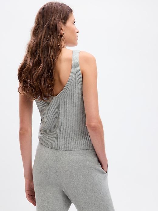 CashSoft Rib Tank Top Product Image