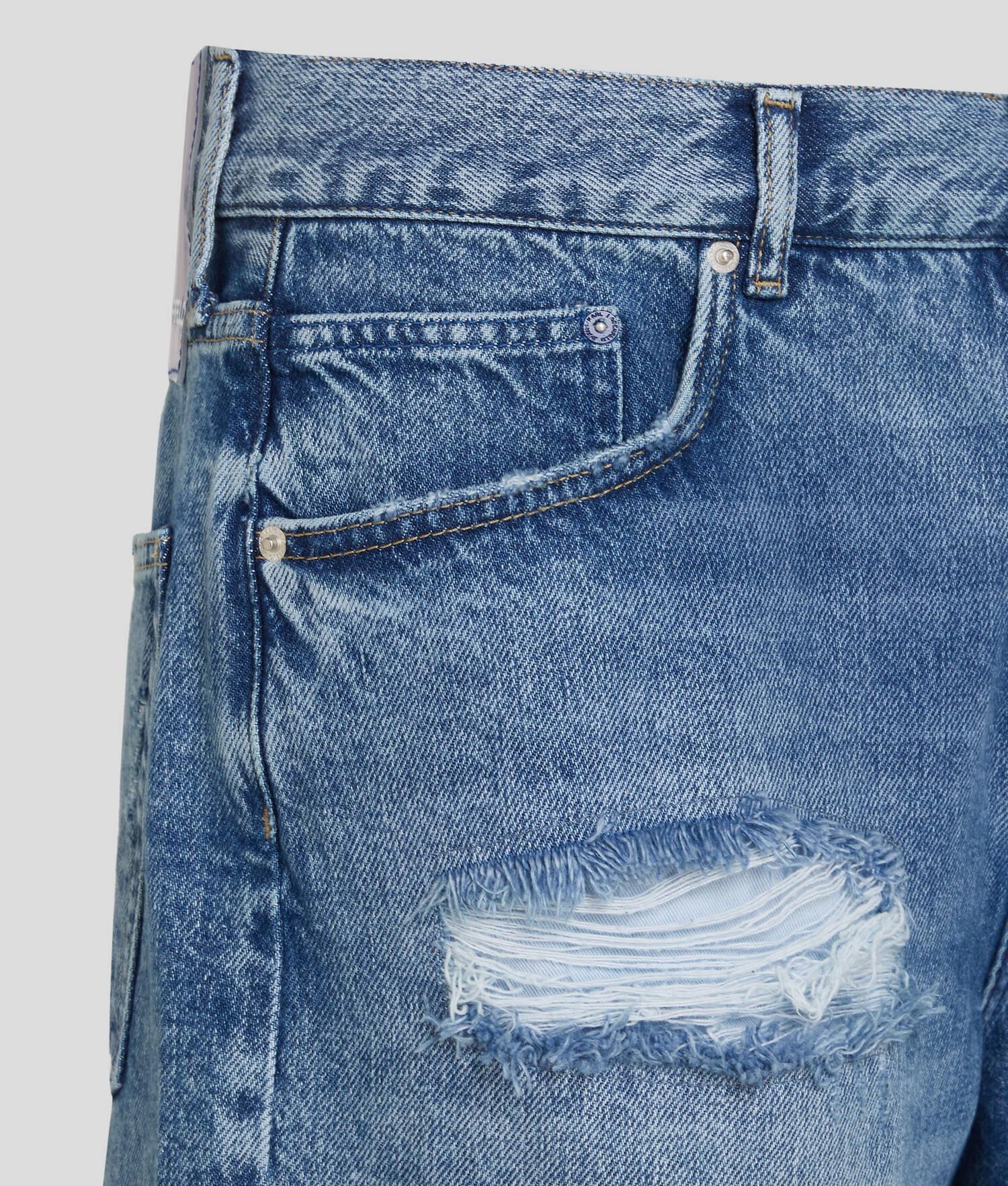 KLJ DISTRESSED DENIM SHORTS Product Image