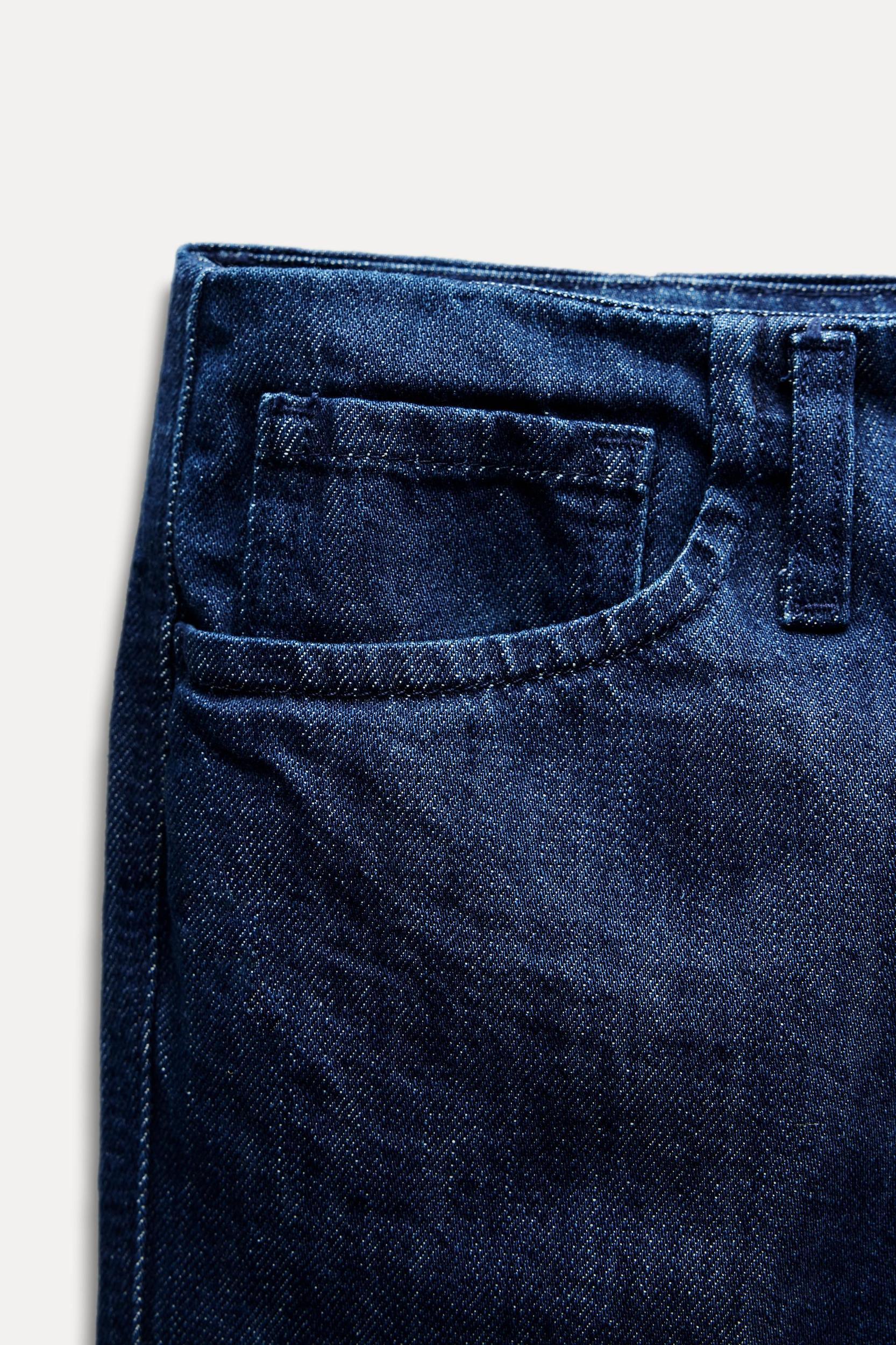 SLIM DENIM SHIRT ZW COLLECTION Product Image