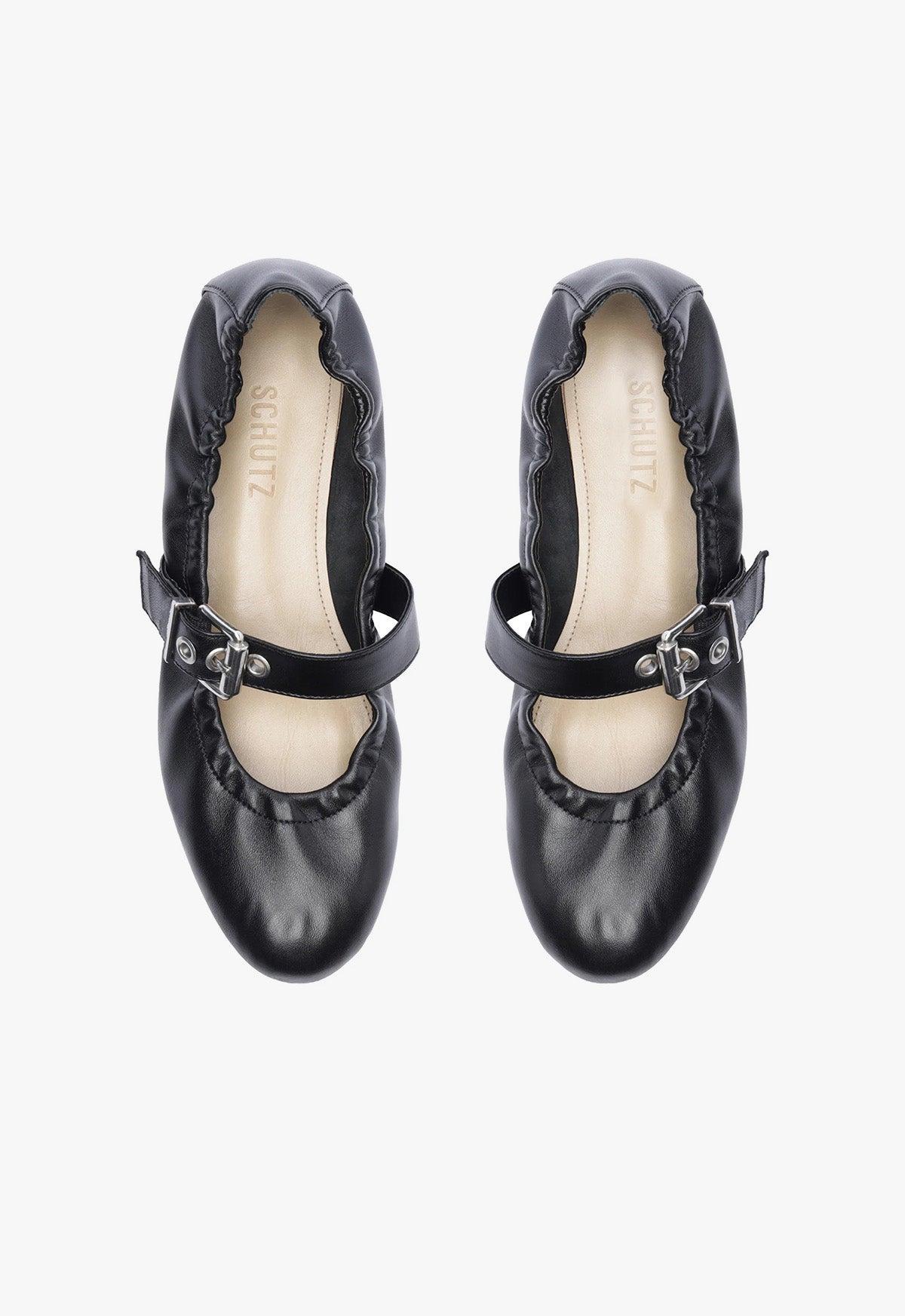 Calita Nappa Leather Flat Product Image