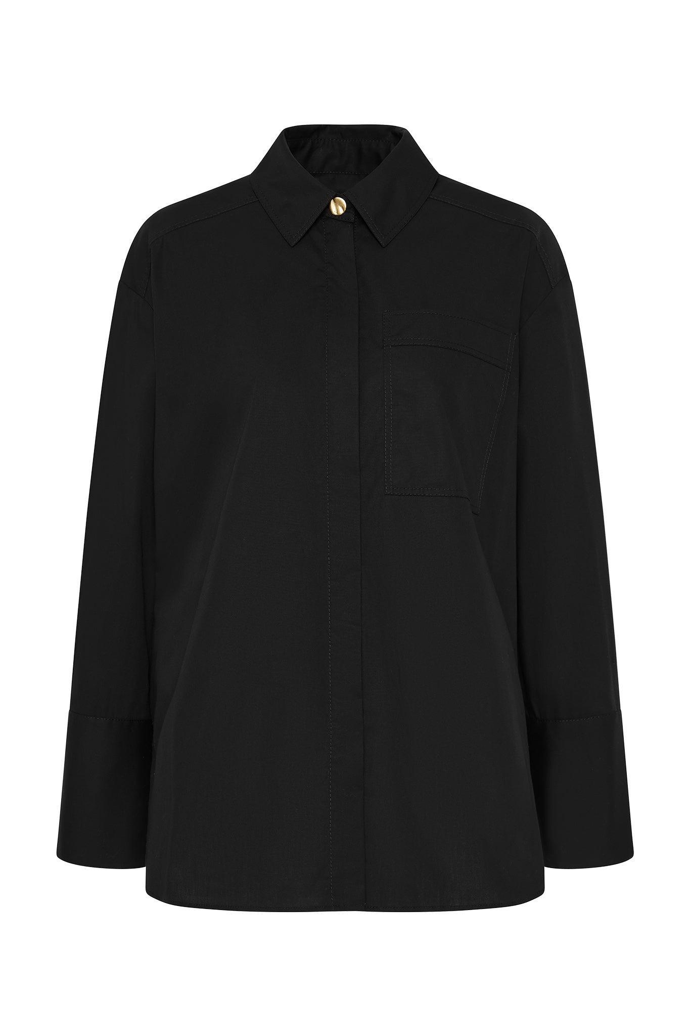 Jacqueline Oversized Logo Shirt Product Image