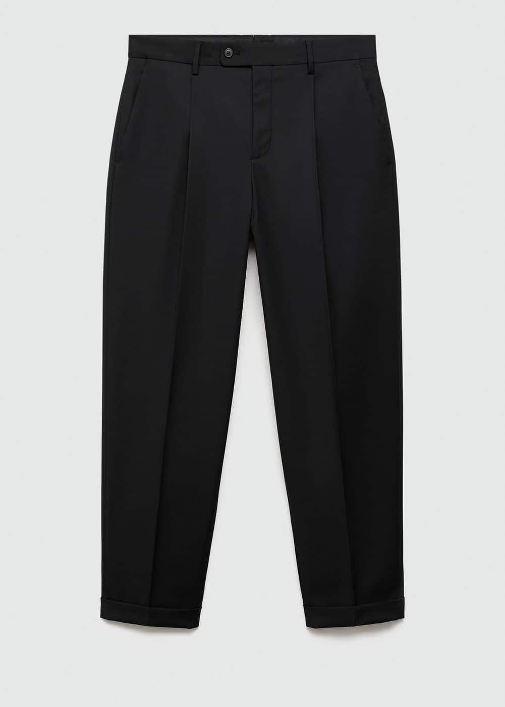 Regular fit suit trousers - Men | MANGO USA Product Image