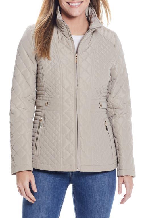 Women's Gallery Quilted Jacket, Size: Large, Black Product Image
