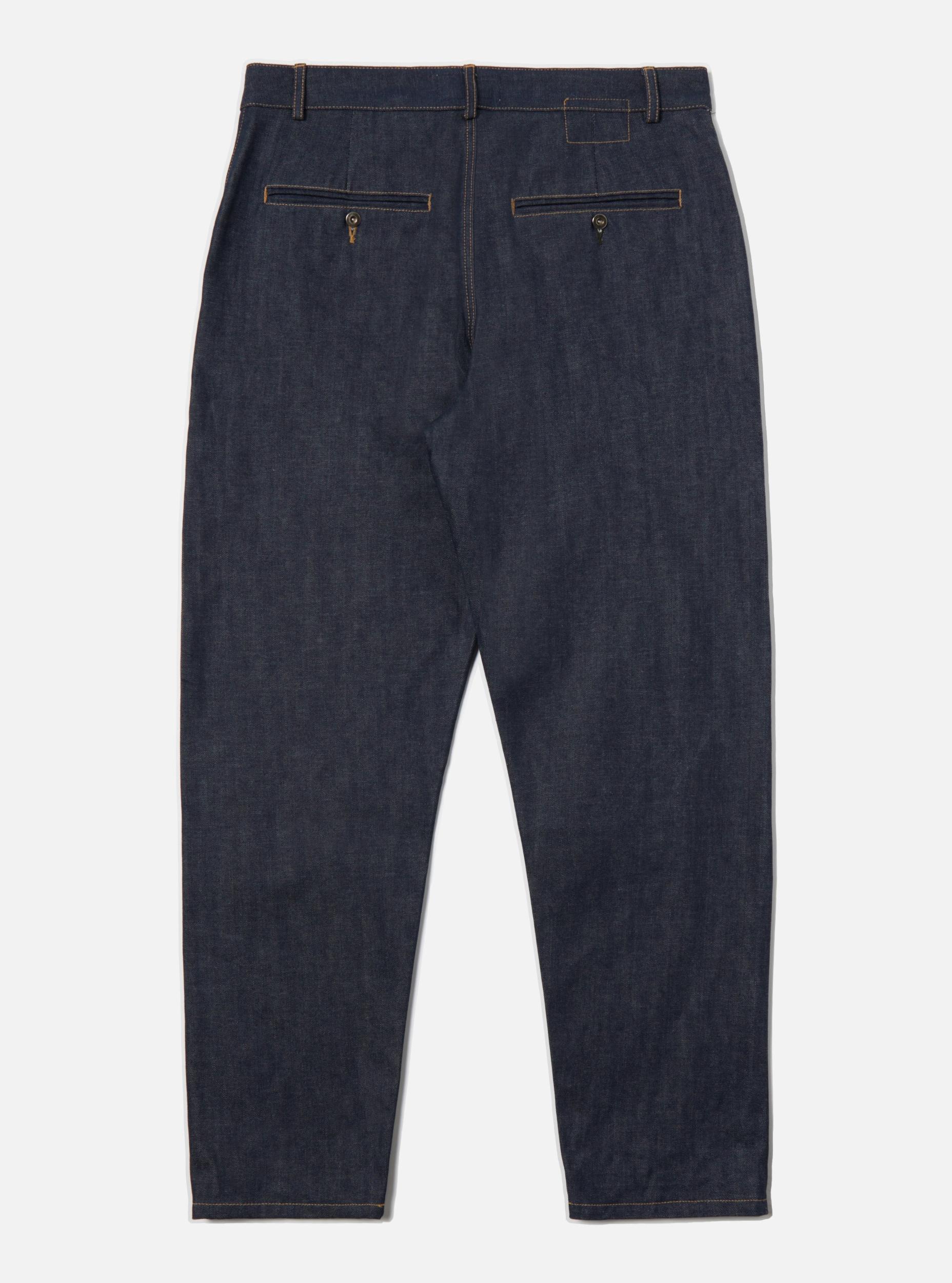 Universal Works Military Chino in Indigo 13oz Selvedge Denim Product Image