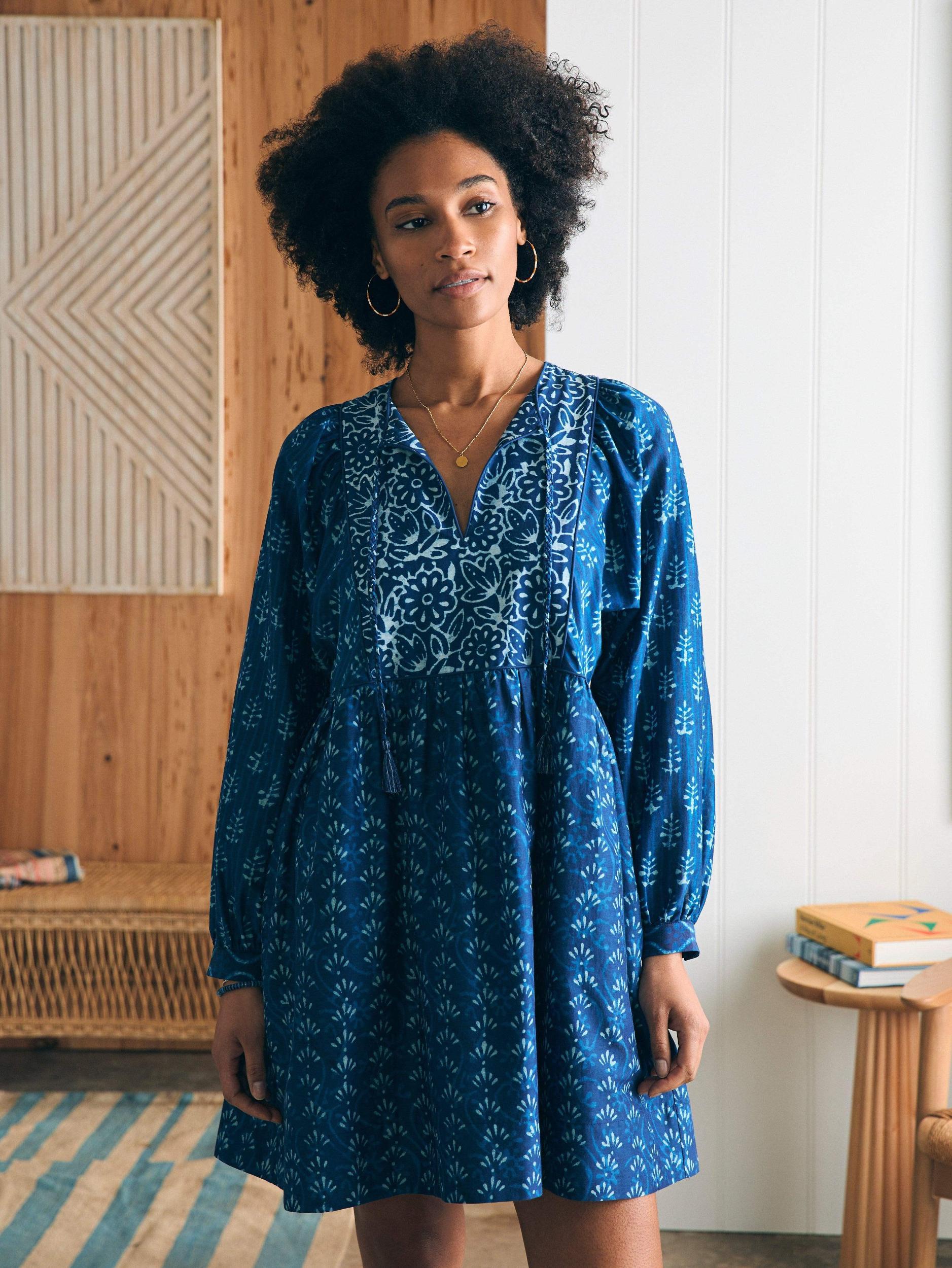 Silk Blend Solstice Mini Dress - Sunburst Mix Print Female Product Image