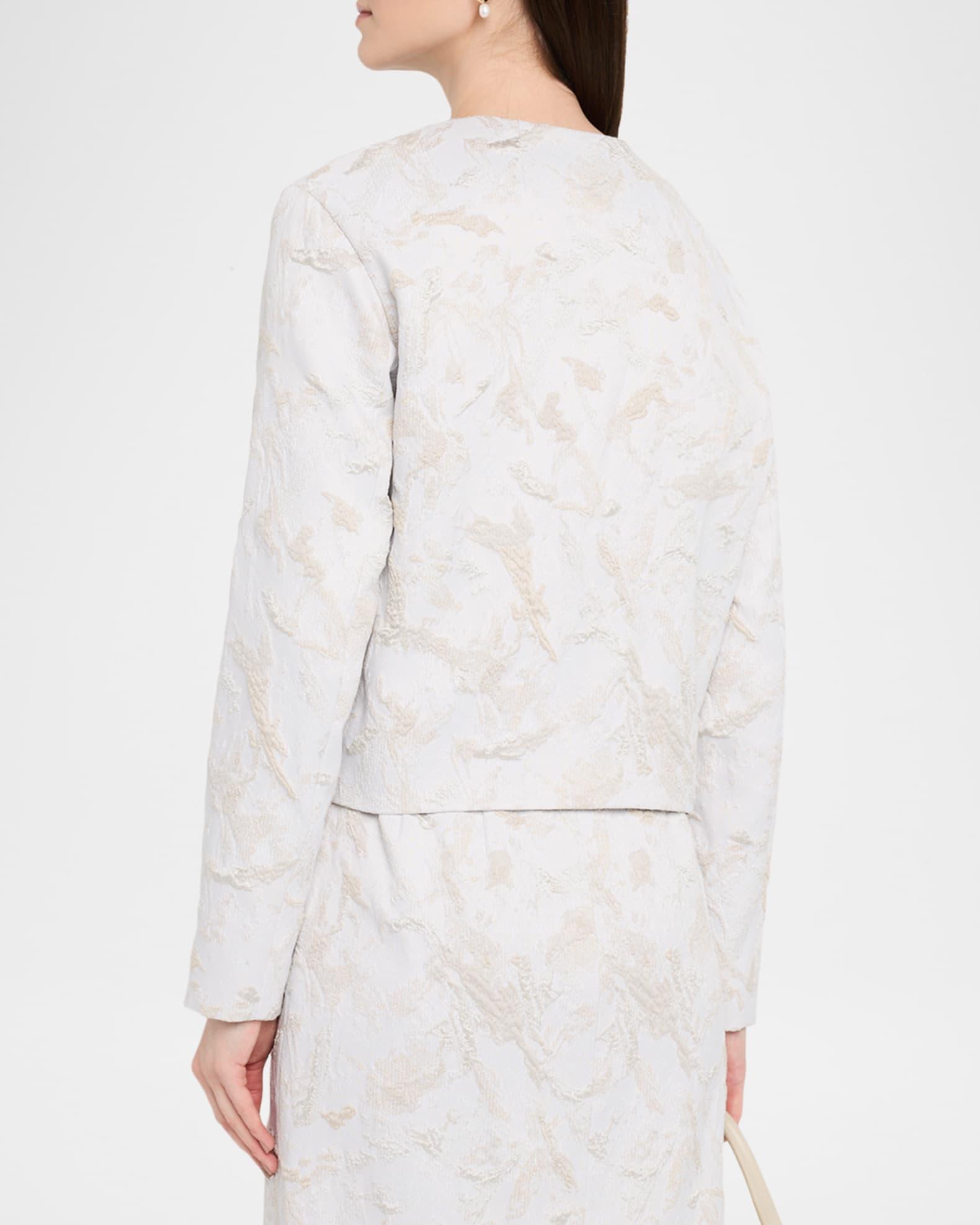 Button-Down Jacquard Jacket Product Image