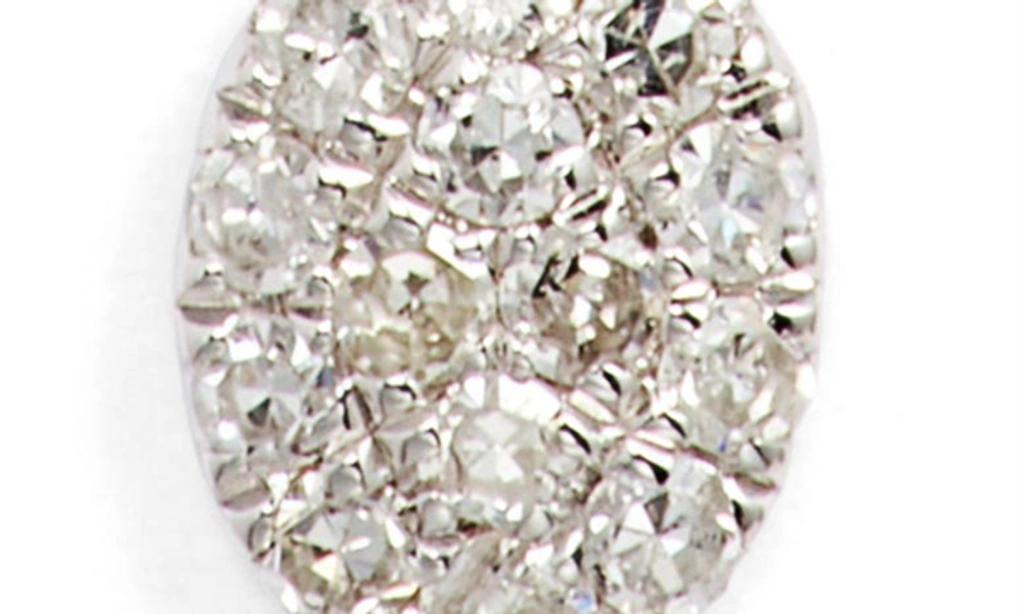 MEIRA T Women's 14k-white-gold & .16 Tcw Diamond Disc Necklace In White Gold Product Image