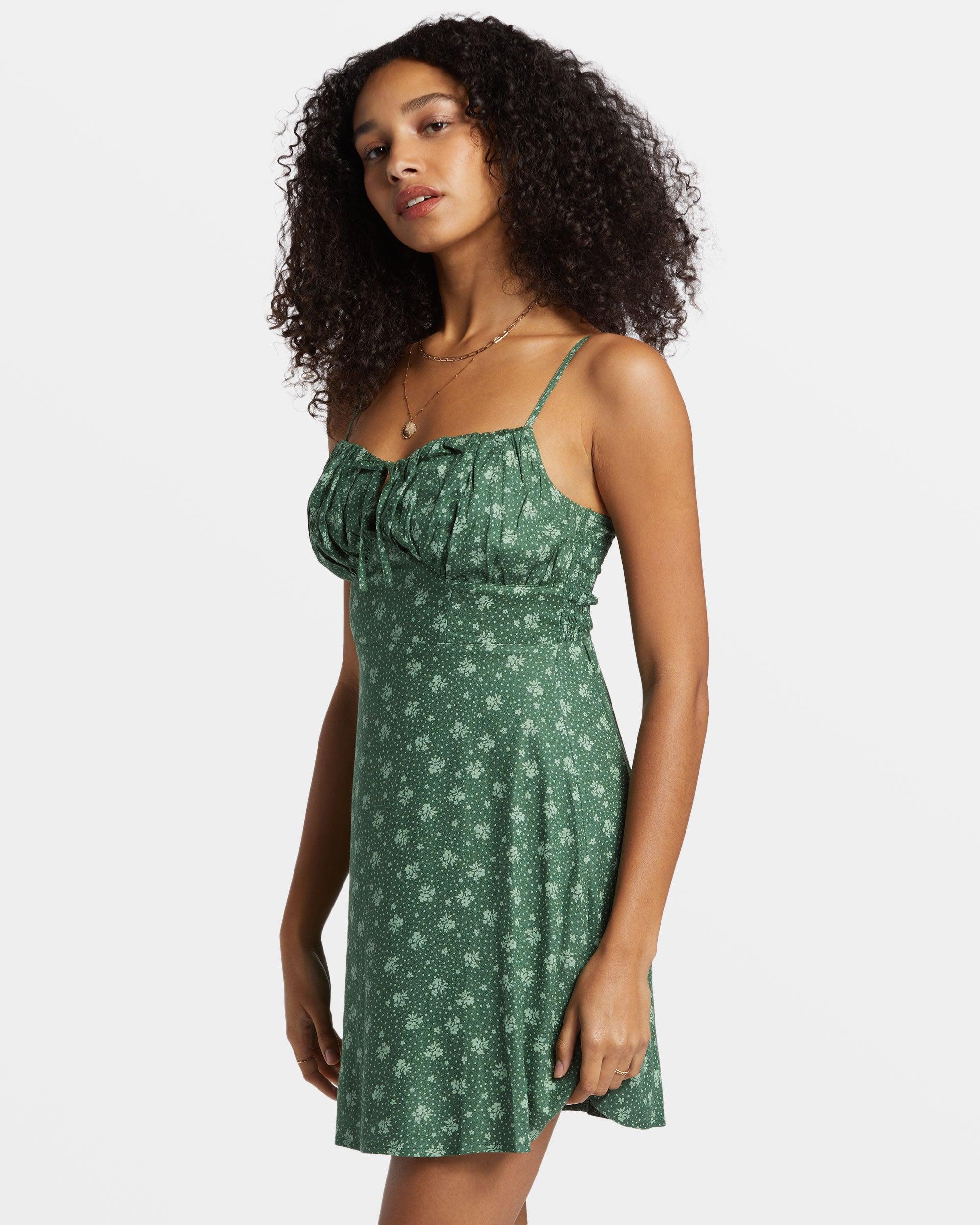 Island Calling Mini Dress - Emerald Bay Female Product Image