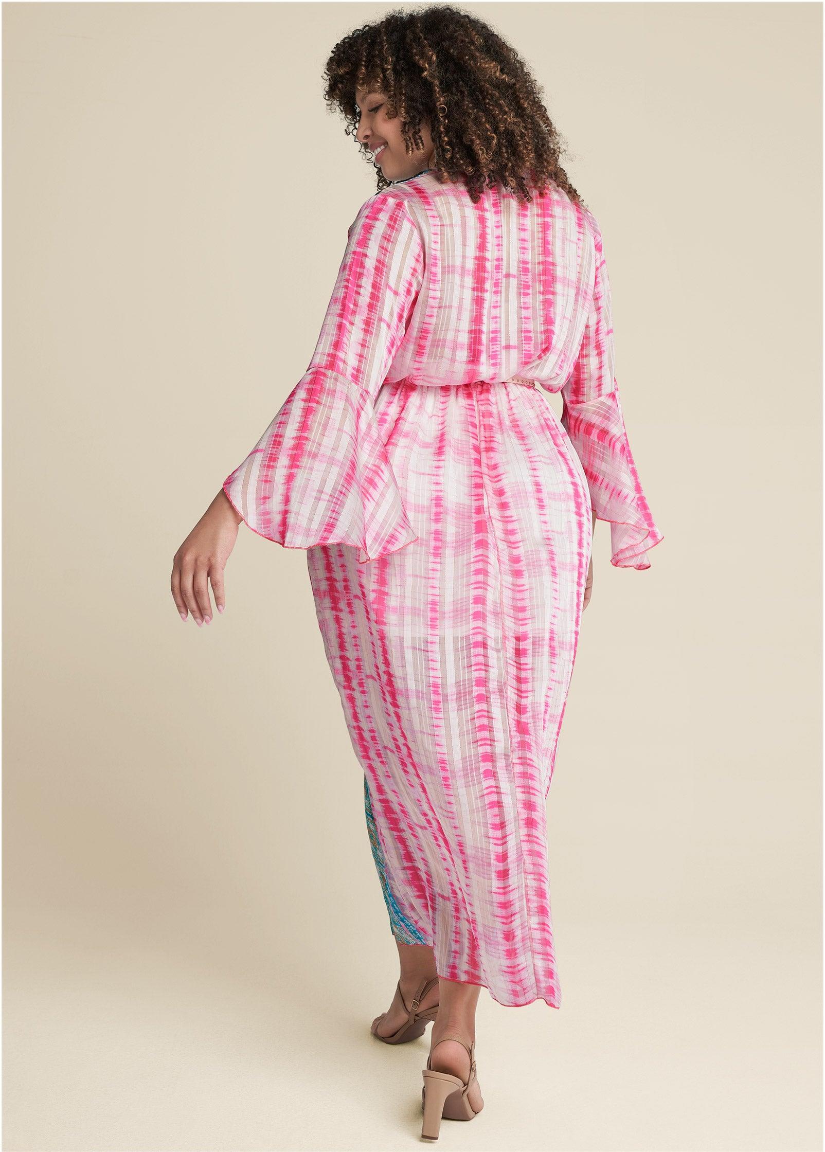 Printed Maxi Dress - Pink Multi Product Image