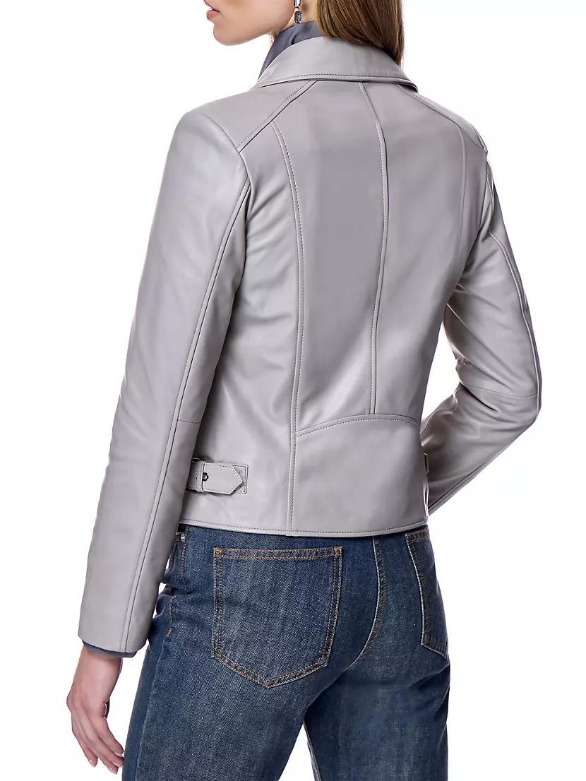 Leather Moto Jacket Product Image