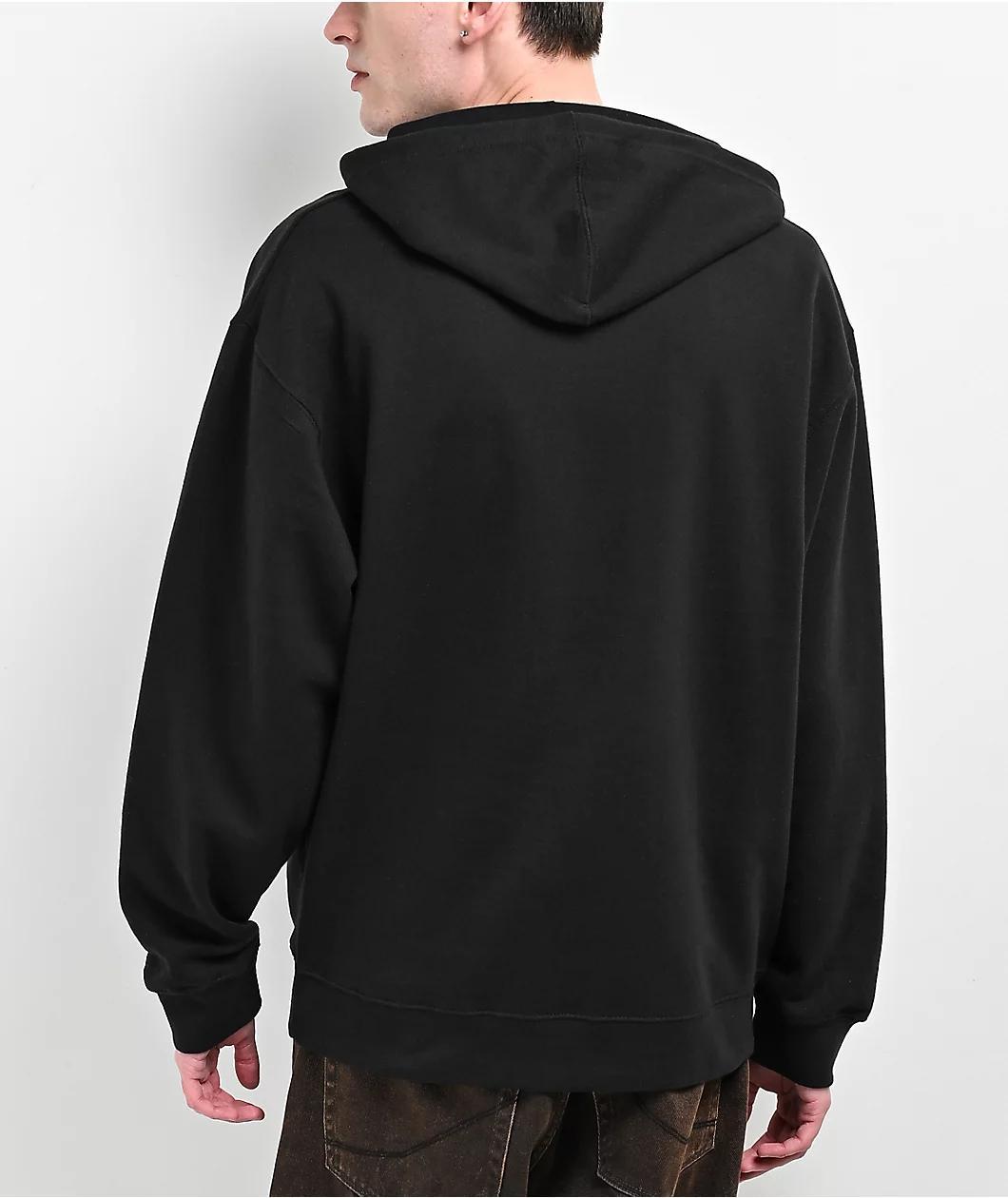 Casual Industrees x Rainier Squatch Black Chenille Hoodie  Product Image