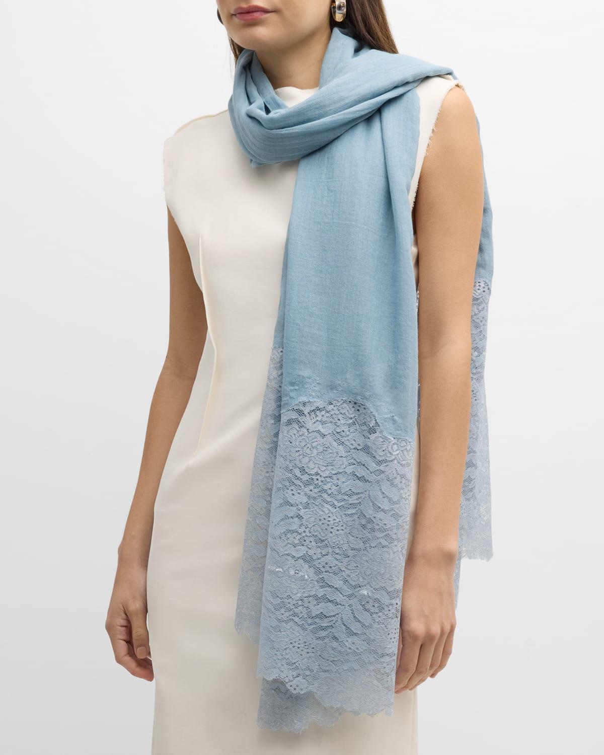 Lace Trim Evening Wrap Product Image
