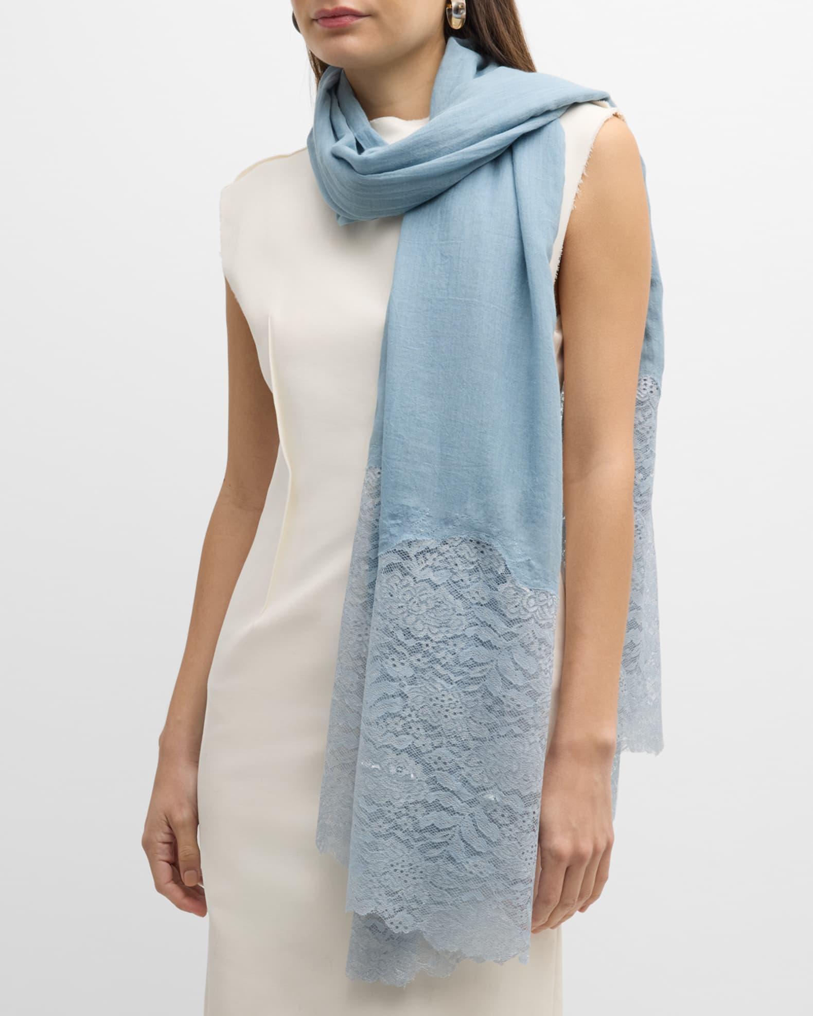 Lace Trim Evening Wrap Product Image