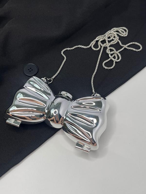 Chains Geometric Shiny Solid Color Bags Accessories Product Image