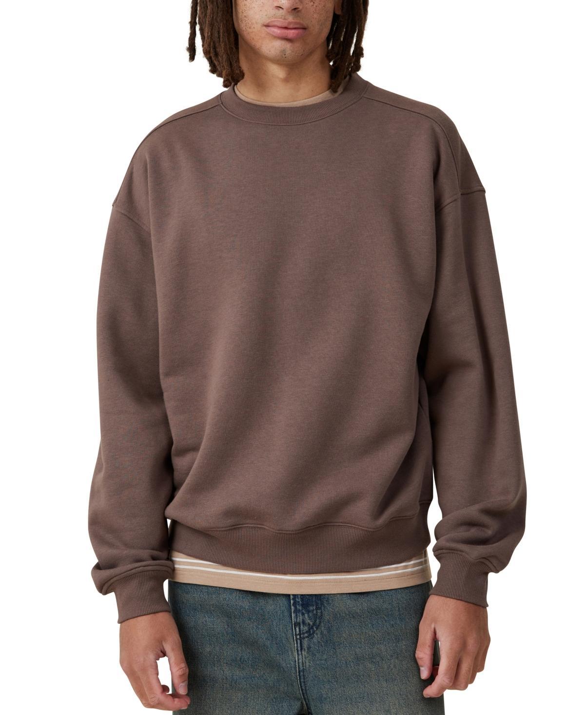 Cotton On Men's Box Fit Crew Sweater in Bone at Nordstrom, Size Xx-Small Product Image