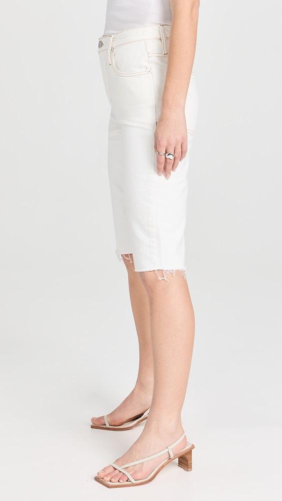 FRAME Cycling Short Raw Fray Shorts | Shopbop Product Image