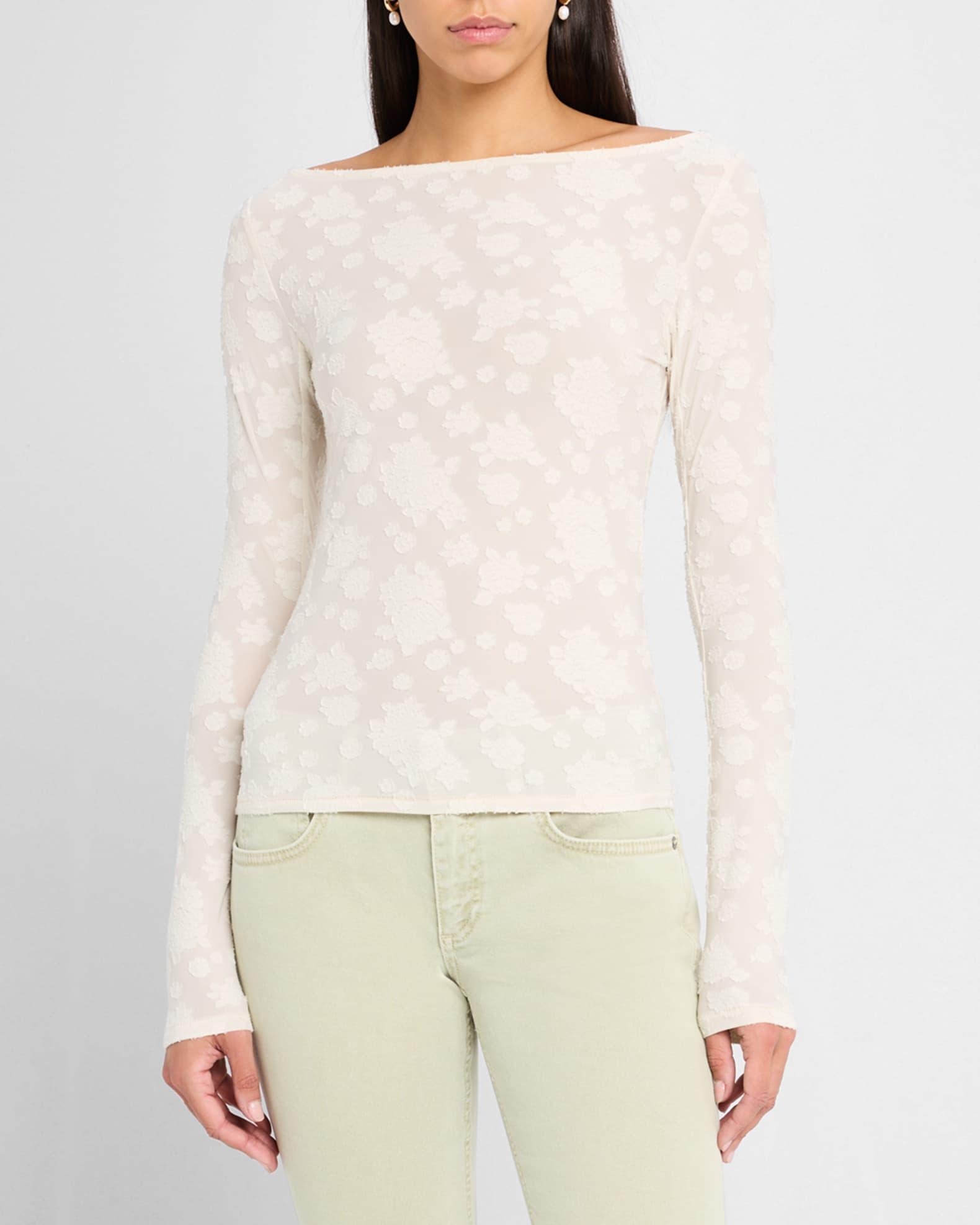 Angel Long-Sleeve Lace Top Product Image