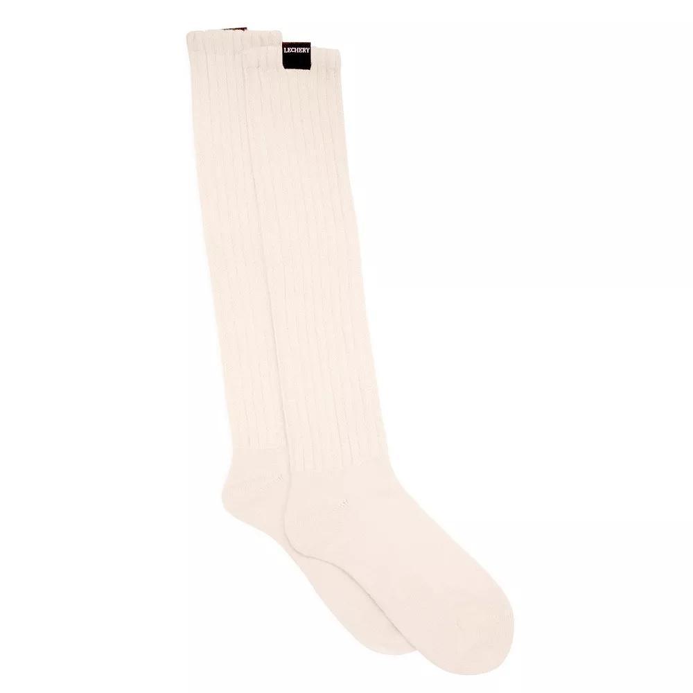 Unisex LECHERY® Scrunch Slouchy Socks, Women's, Beige Product Image