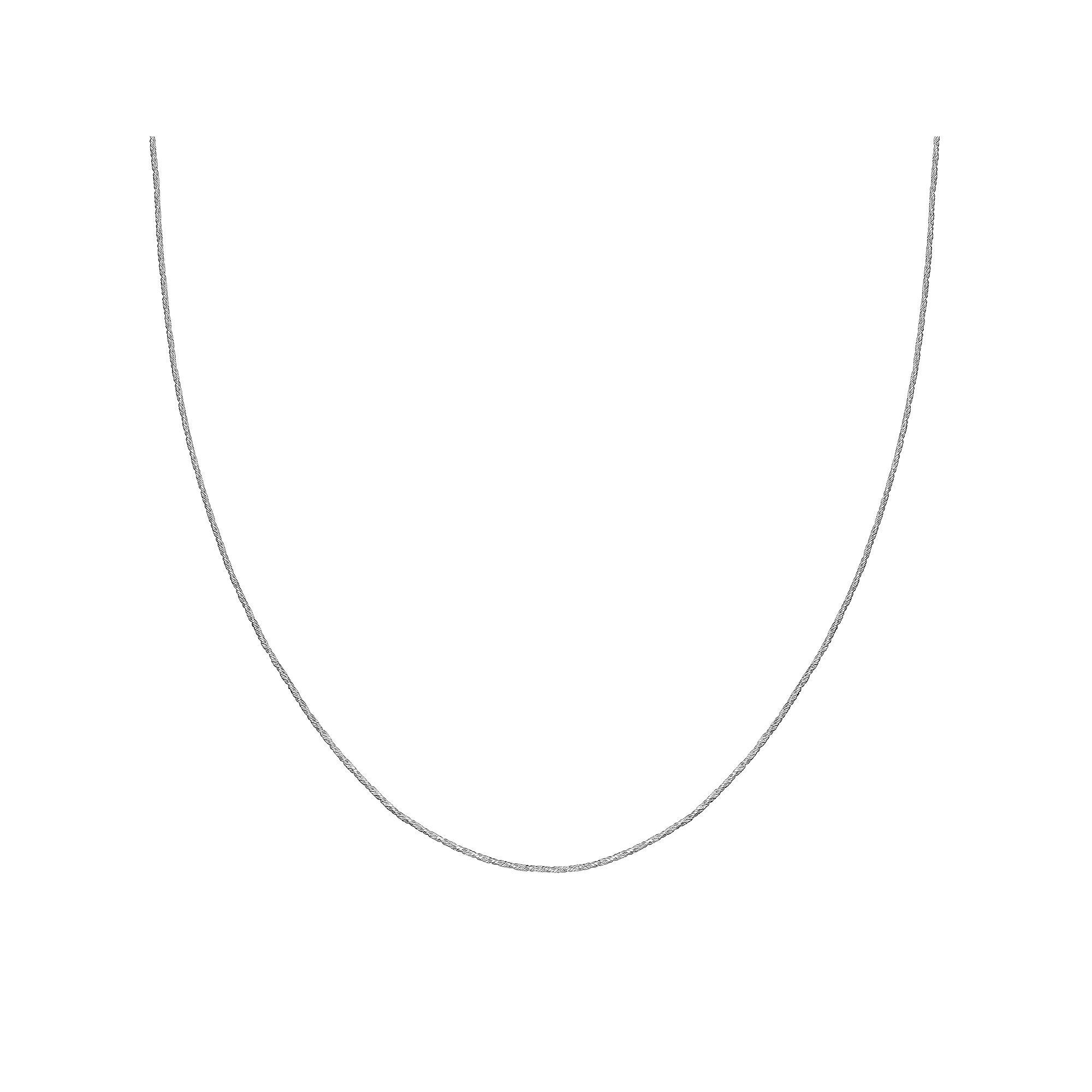 PRIMROSE Sterling Silver Sparkle Chain Necklace, Women's, Size: 16" Product Image