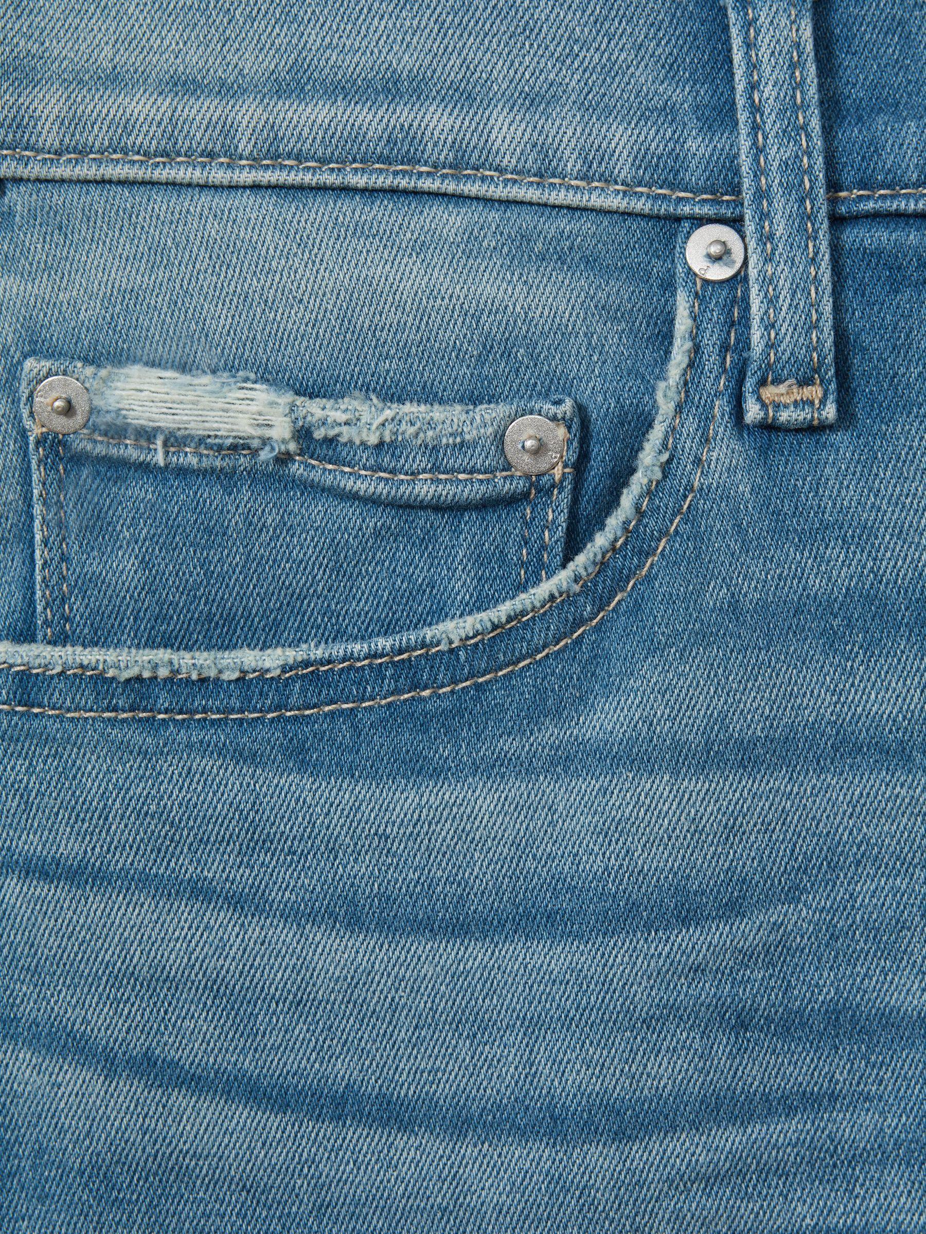 Paige Slim Fit Stretch Jeans in Kaufman Blue Product Image
